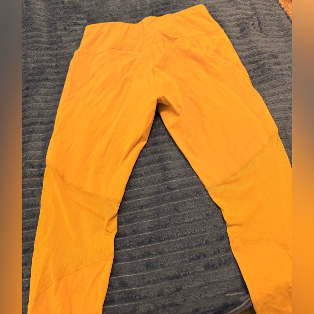 Zyia leggings with mesh inserts